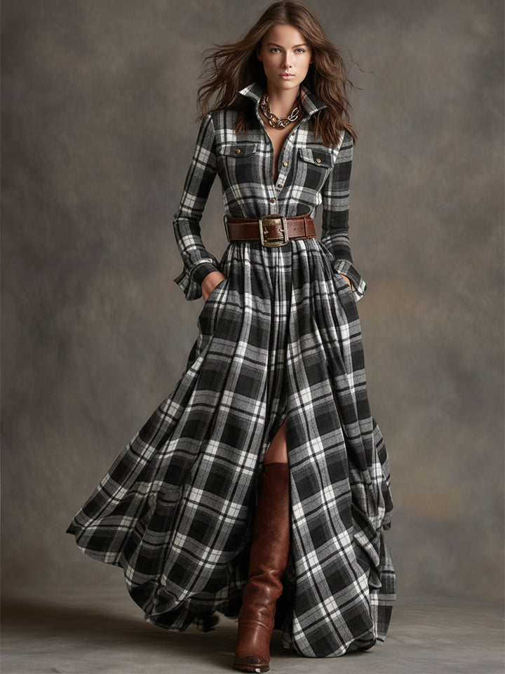 Belted Shirt Dress