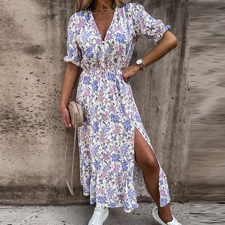 Alaina - Elegant Floral Dress