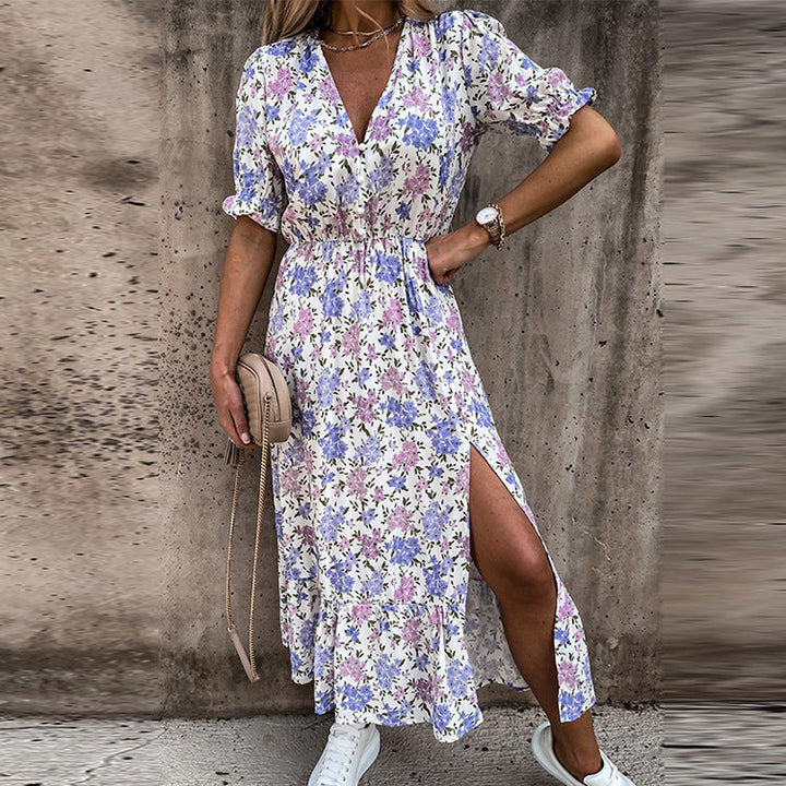 Alaina - Elegant Floral Dress