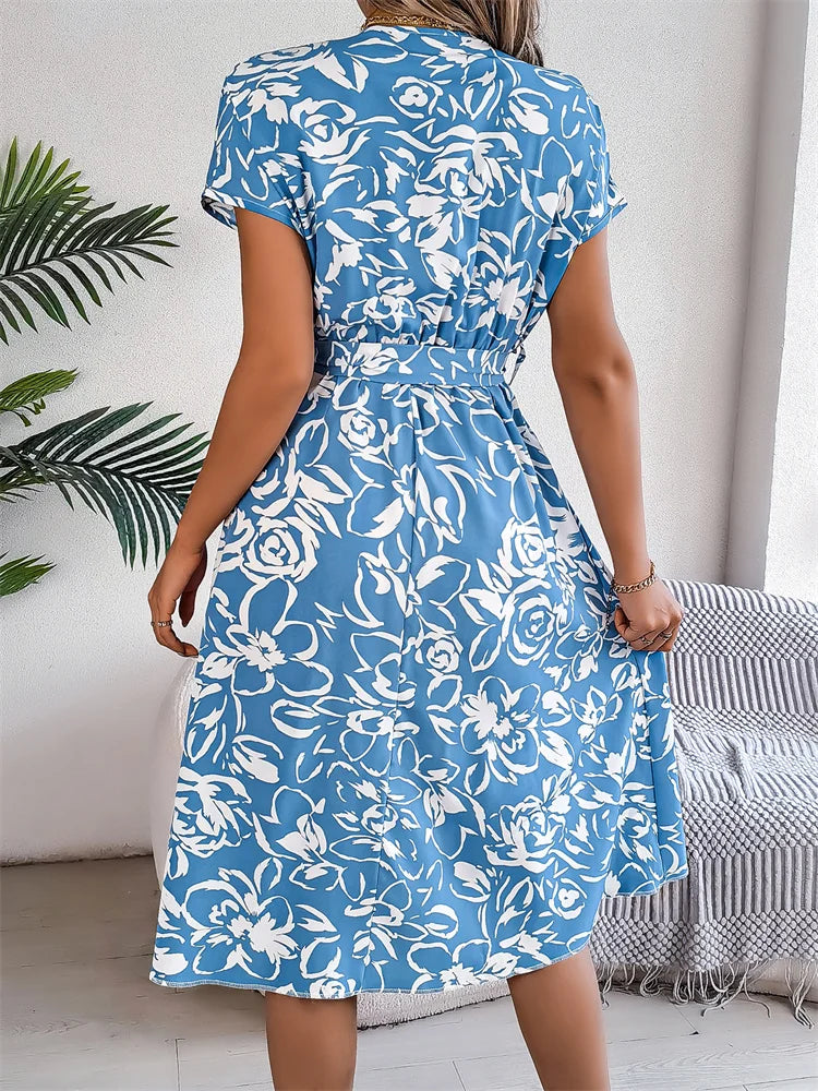 Junie - Floral Printed Dress